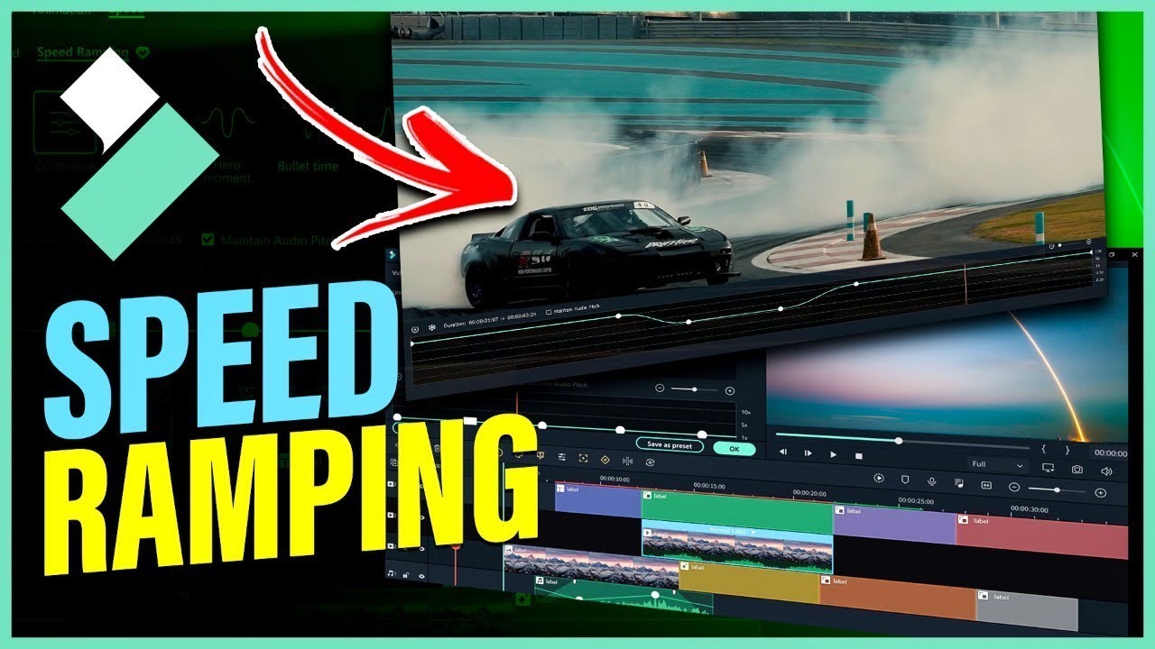 🚀 Speed Ramp Transition Tutorial | Filmora Mobile App 🎬