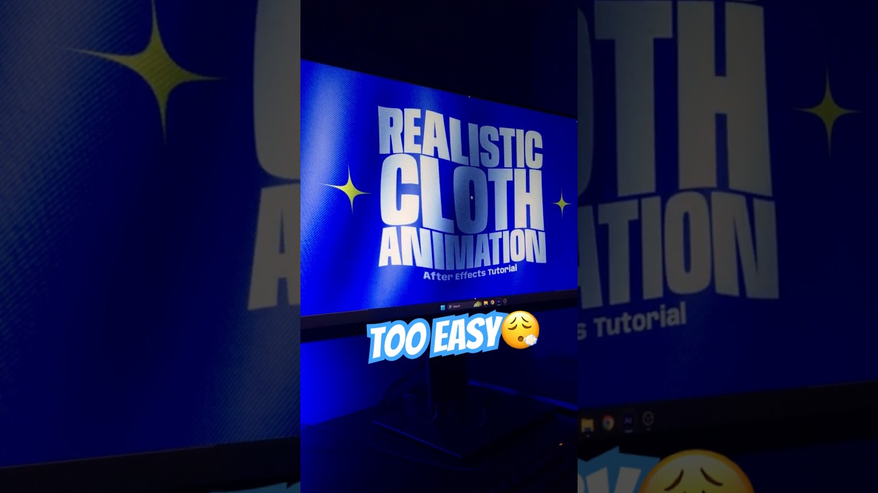 You won&rsquo;t believe how easy it is to create a pretty realistic cloth animation in After Effects