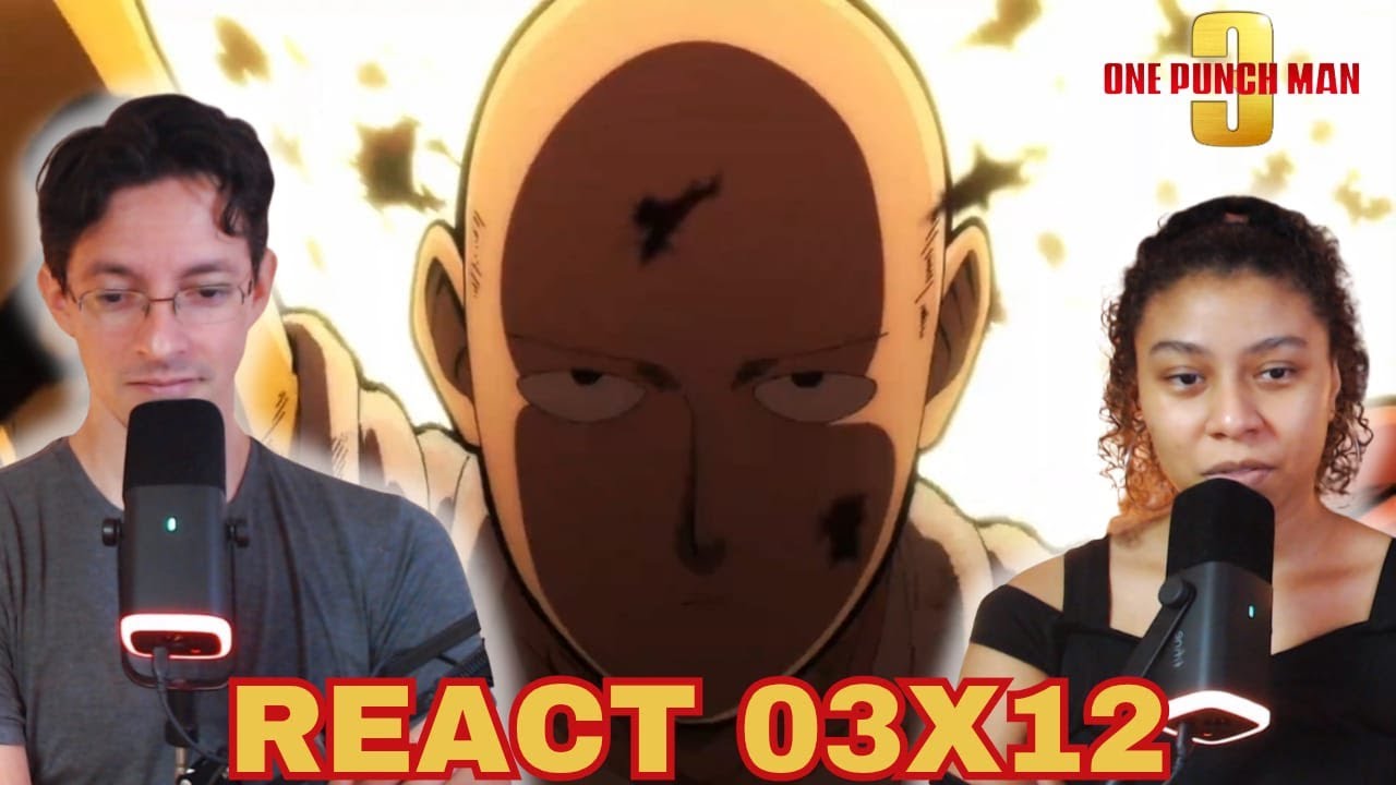 E ACABOU COM APENAS UM SOCO | react ONE PUNCH MAN 03x12 FINAL