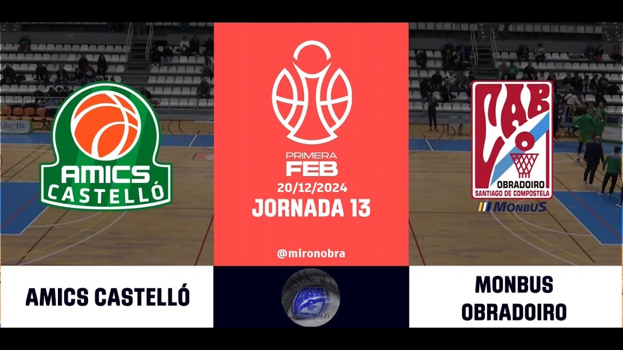 J13 T24/25 CAB_Castelló Vs Obradoiro_CAB