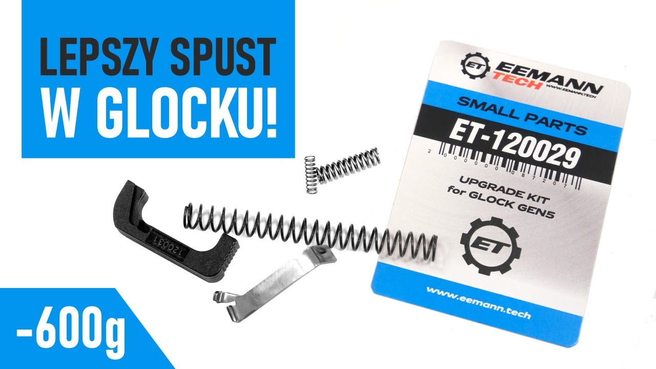Jak wymienić sprężyny, przerywacz w Glocku? Wymiana Upgrade Kit EmannTech. Poradnik krok po kroku.