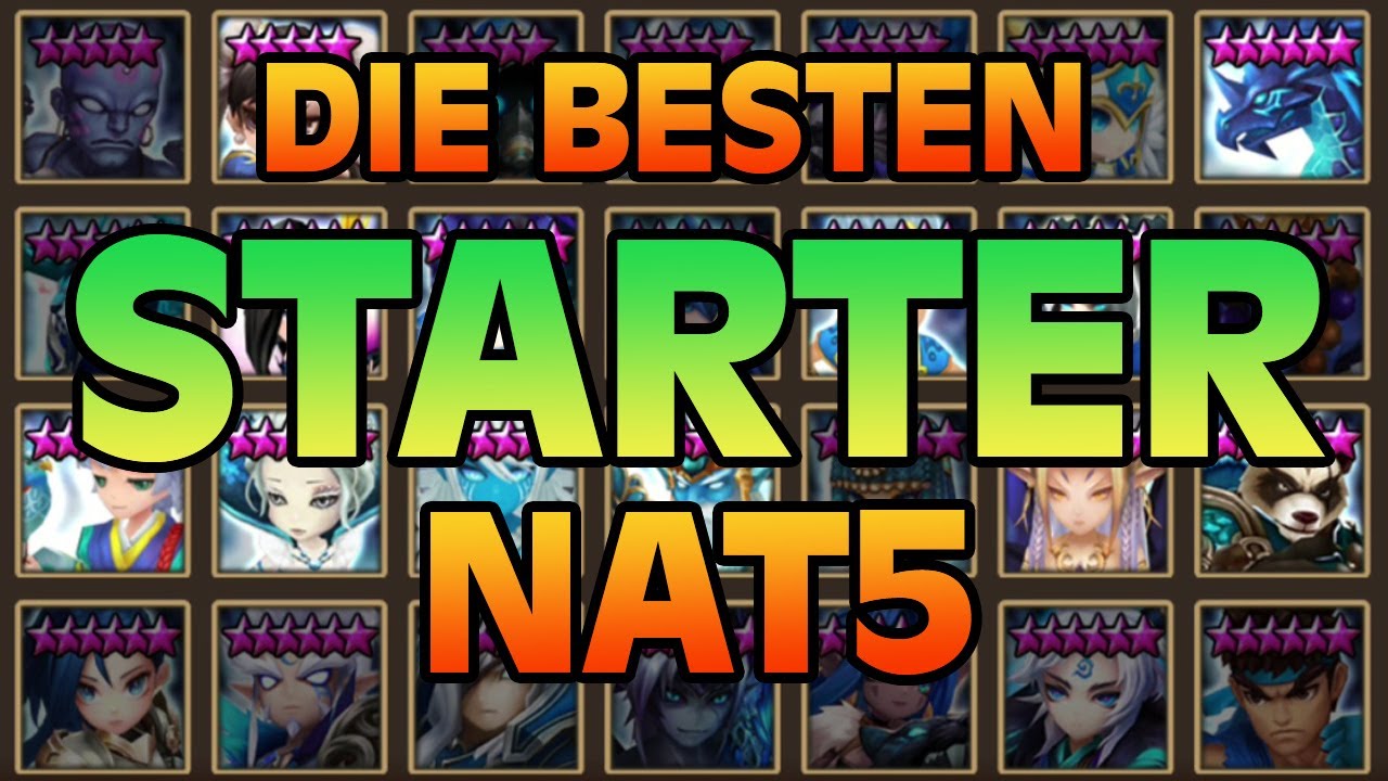 DIESE NAT5 MONSTER HELFEN EUCH AM ANFANG AM BESTEN WEITER | SUMMONERS WAR ANFÄNGER GUIDE