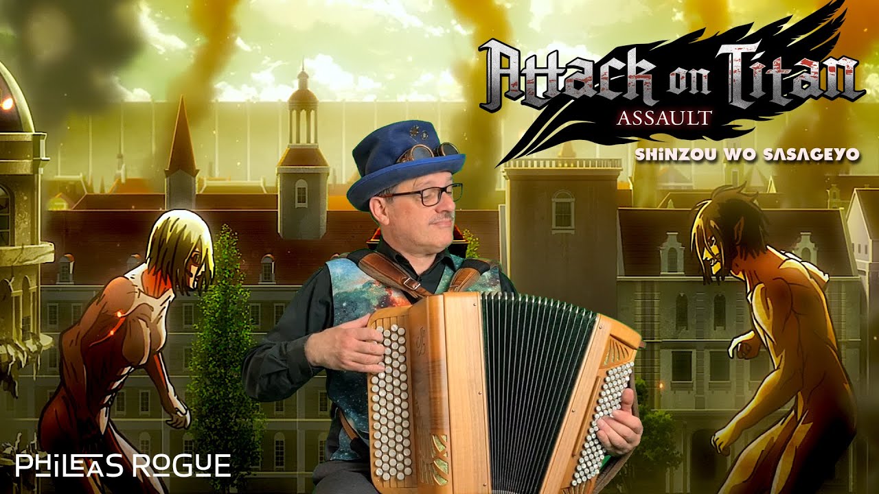 ATTACK ON TITAN 進撃の巨人 - Shinzou wo Sasageyo (cover Phileas Rogue)