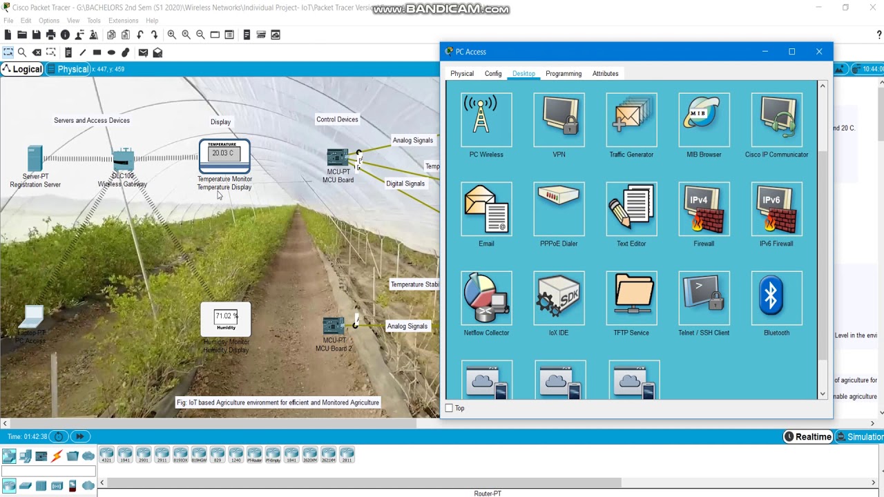 IoT in Agriculture Design Project--Packet Tracer Version