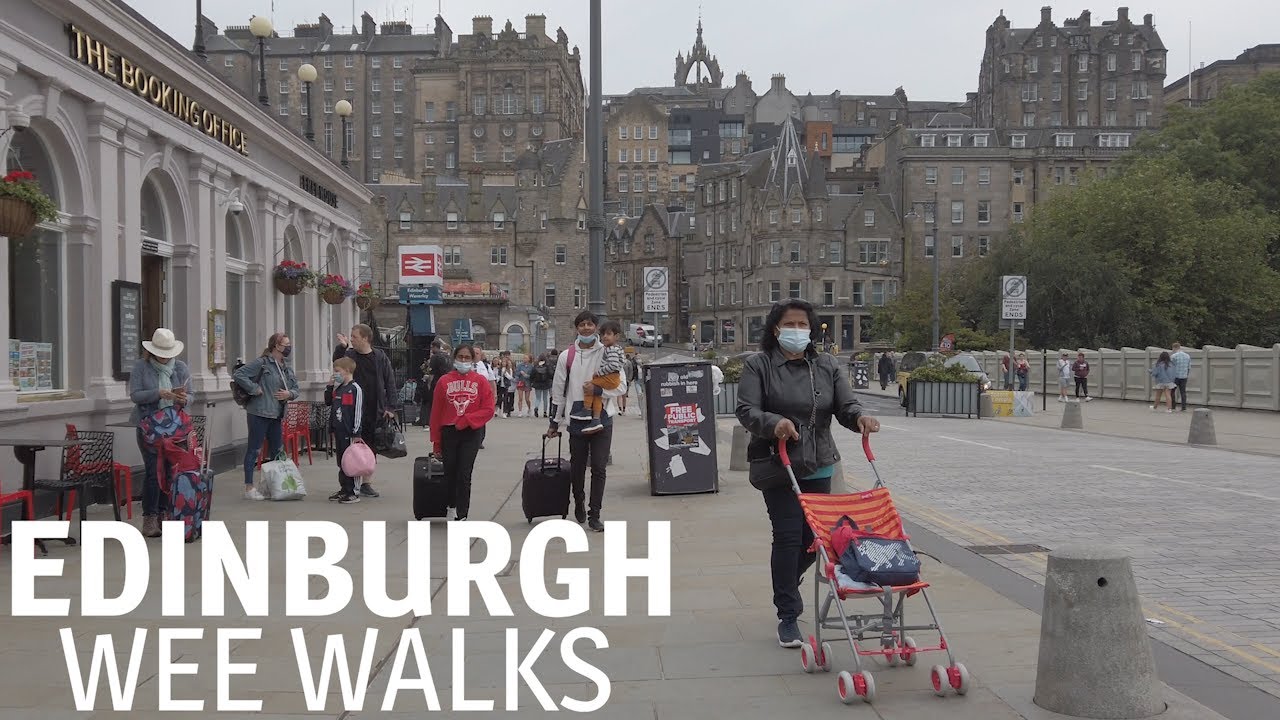 Walking in Edinburgh | Waverley to Southside | June 2021