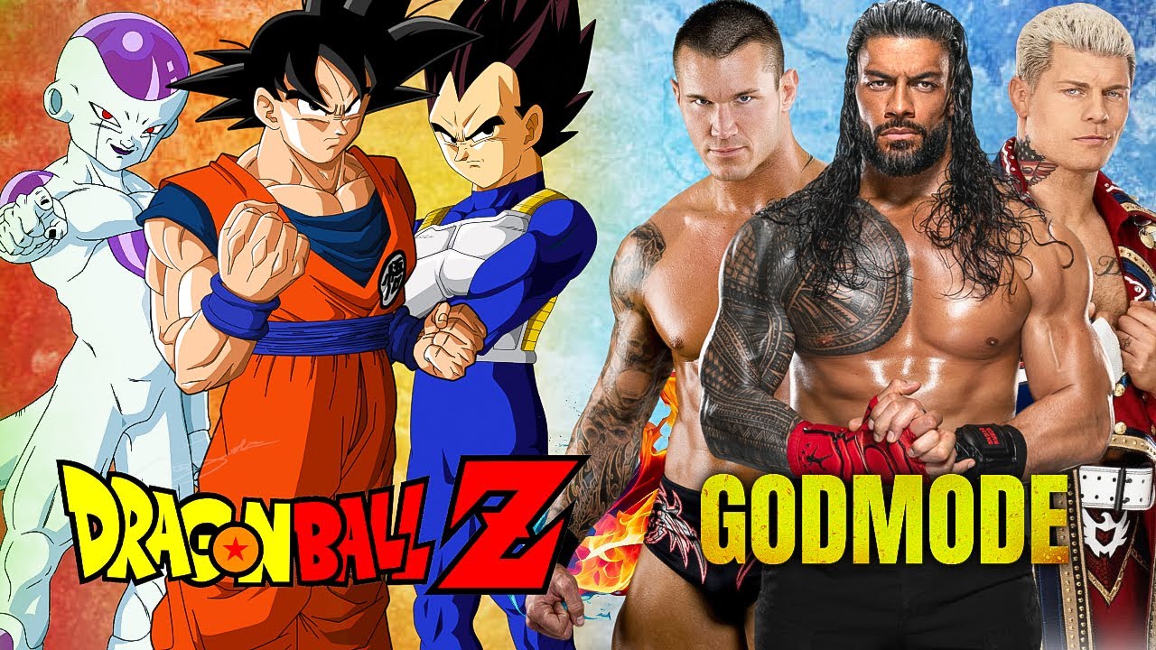 WWE 2K23 Team Dragon Ball Z Vs Roman Reigns Randy Orton & Cody Rhodes