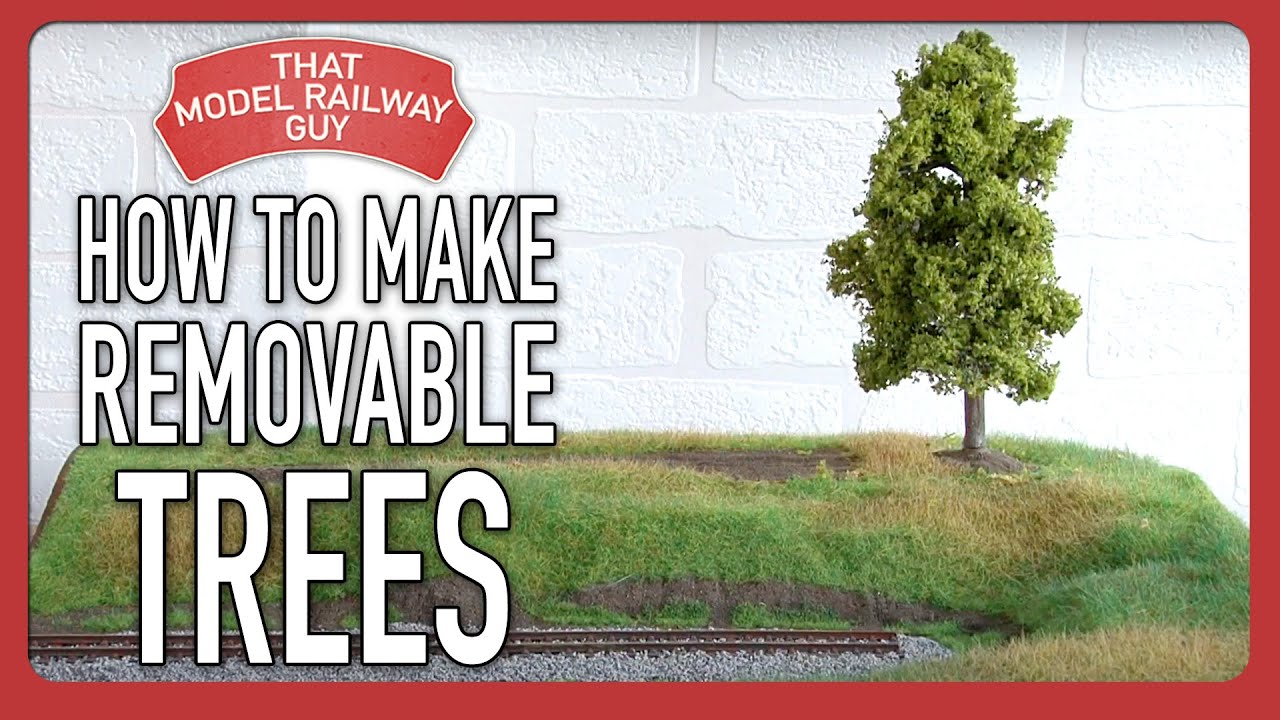 How To Make Removable Trees - Model Railway Tutorial
