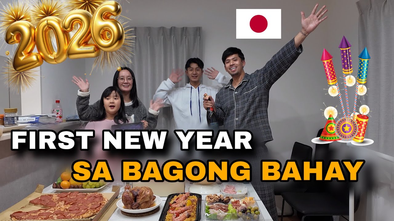 FIRST NEW YEAR CELEBRATION SA BAGONG BAHAY | Buhay sa Japan
