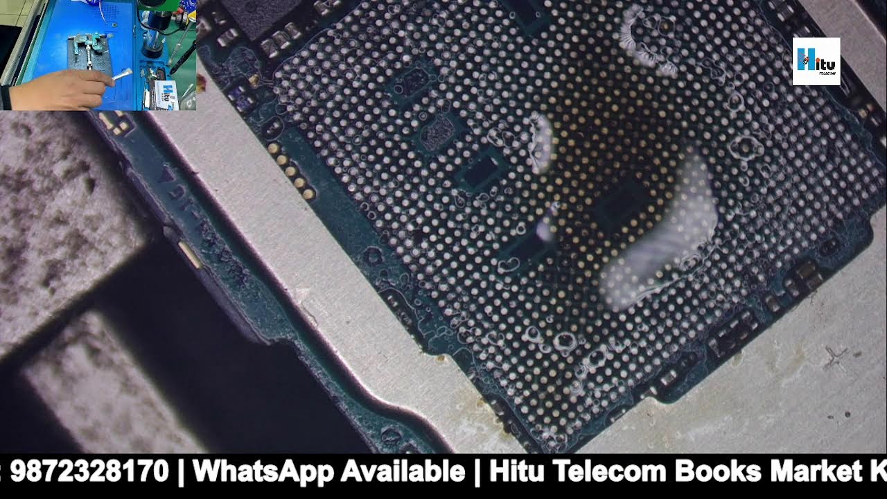 Samsung Double dacker CPU Reballing Part -1 