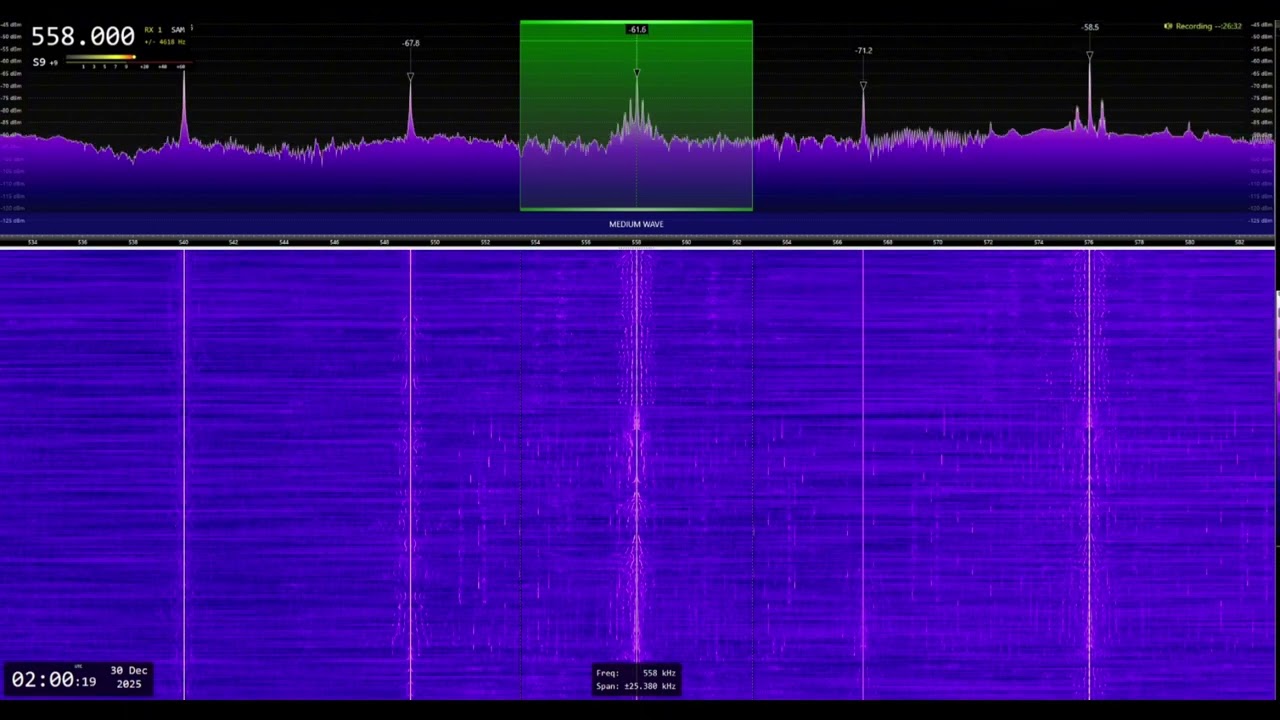 🇪🇸 RNE Radio 5 / 558 kHz - Mediumwave Reception - Last Minute of RNE on MW