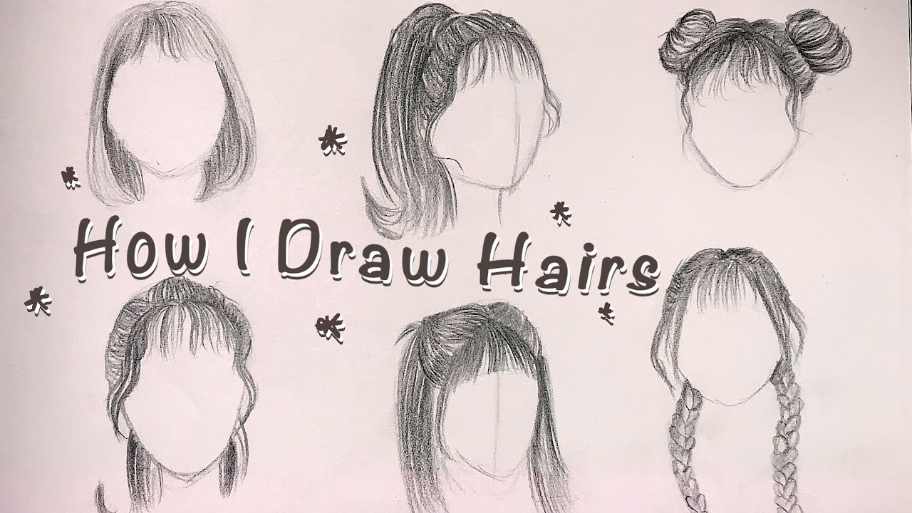 ✍🏻 How I Draw Hair | Drawings by Her