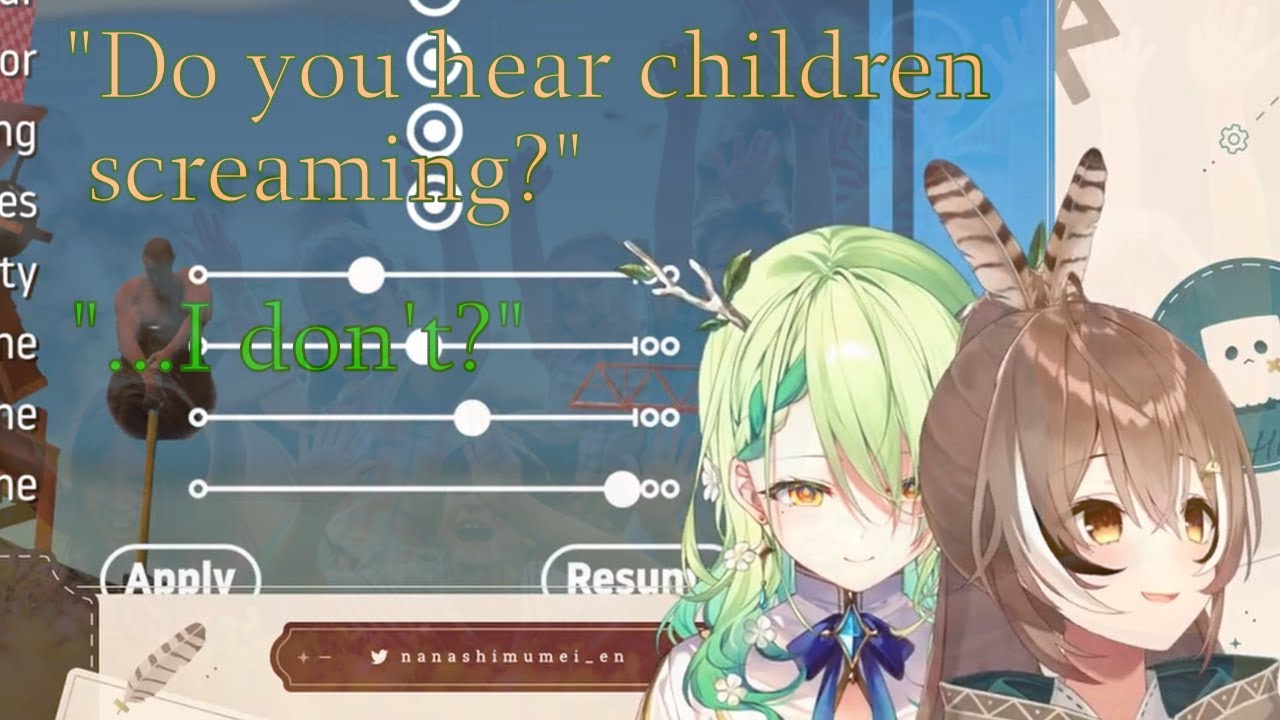 Mumei Begins To Hear Voices  [ Hololive EN | Ceres Fauna & Nanashi Mumei clip ]