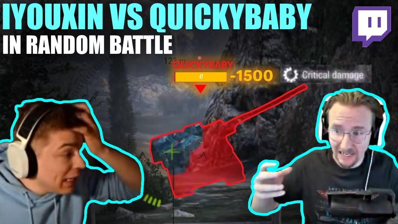 Iyouxin против QuickyBaby в случайной битве с Phoenix | WoT