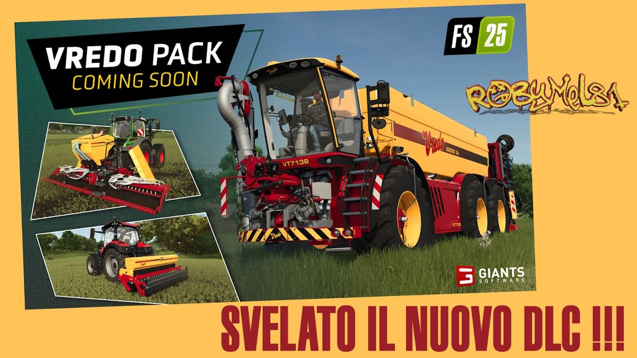 SVELATO IL NUOVO DLC - VREDO PACK !!! 📰 FARMING SIMULATOR 25 NEWS