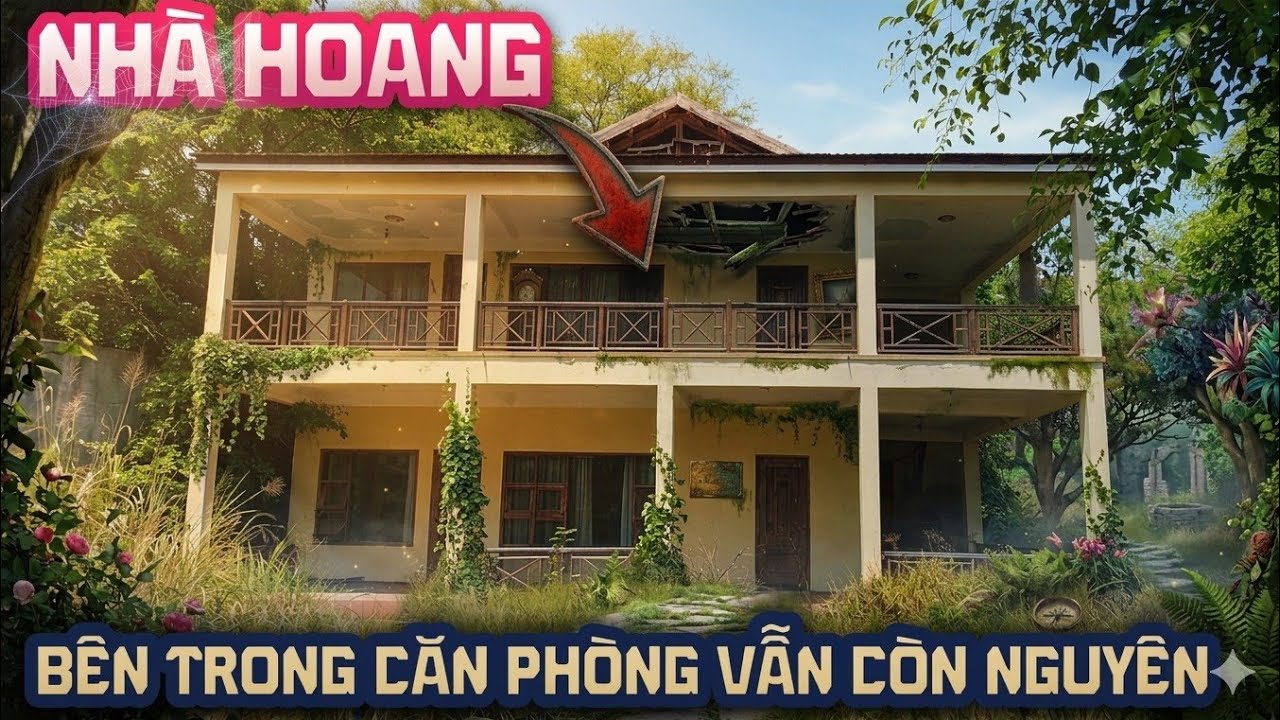 Nhà Hoang Bỏ Lâu Năm Căn Phòng Bí Ẩn Chưa Ai Đụng Tới...