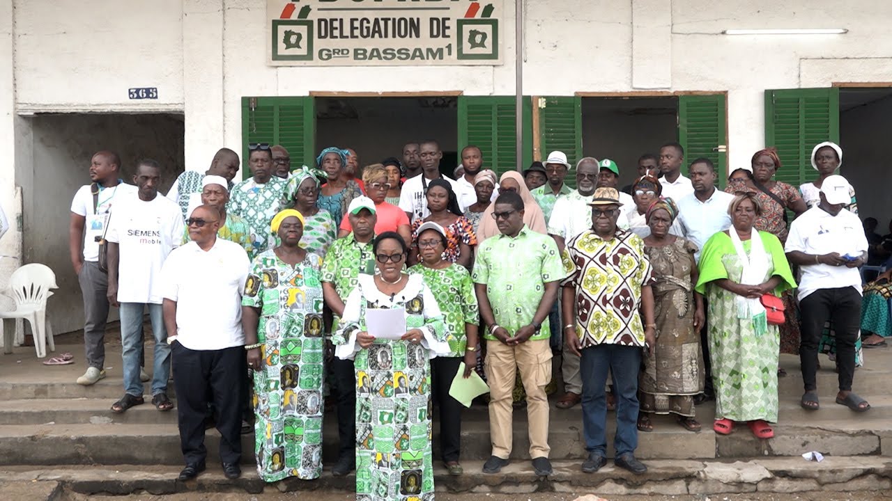 DECLARATION DU COLLEGE DES SECRETAIRES GENERAUX DE SECTION DE GRAND-BASSAM 1
