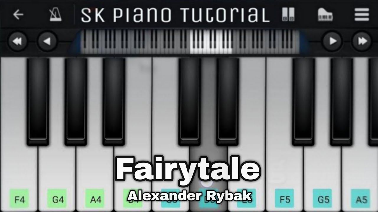 Fairytale - Alexander Rybak | EASY Piano Tutorial
