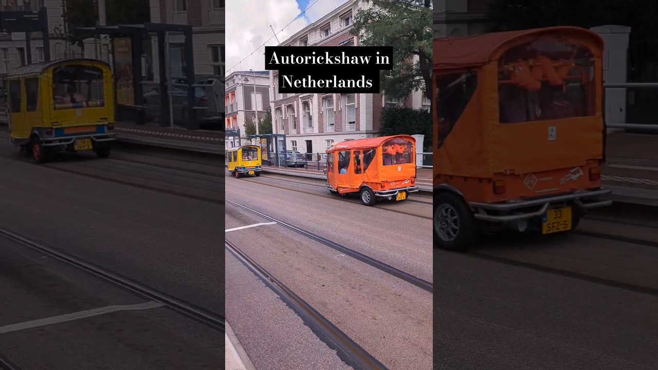 Have you seen these auto-rickshaws in #Netherlands? #travel #shorts #dutch
