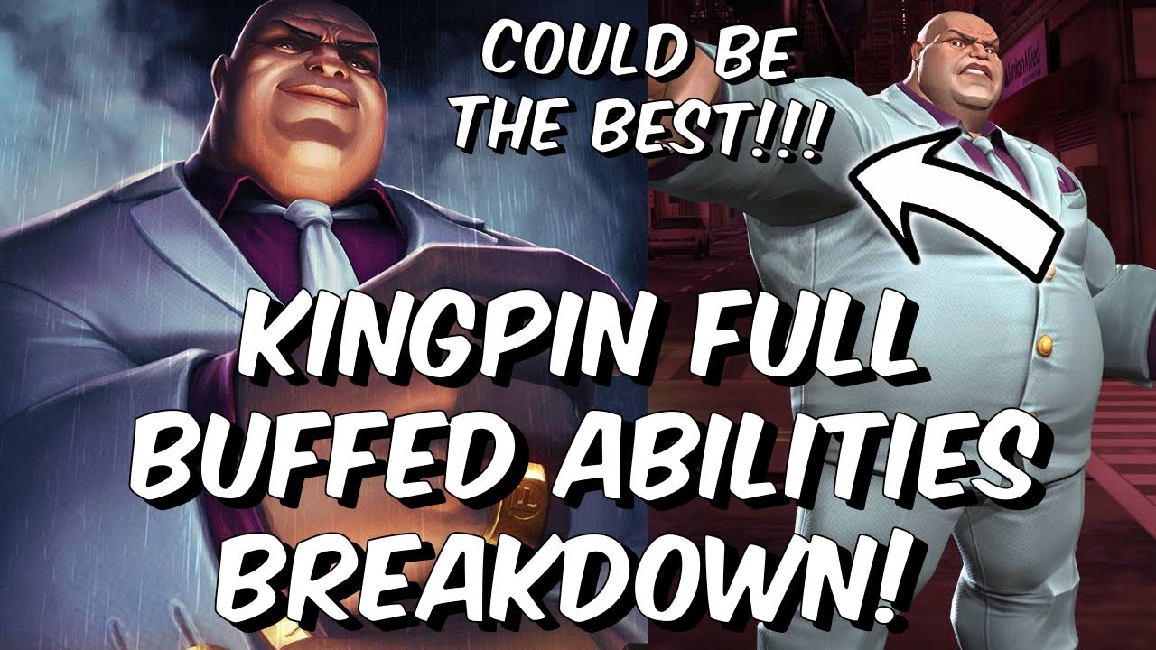 Kingpin Full BUFFED Abilities Breakdown! - Could Be The Best Of The 4! - Marvel Contest of Champions