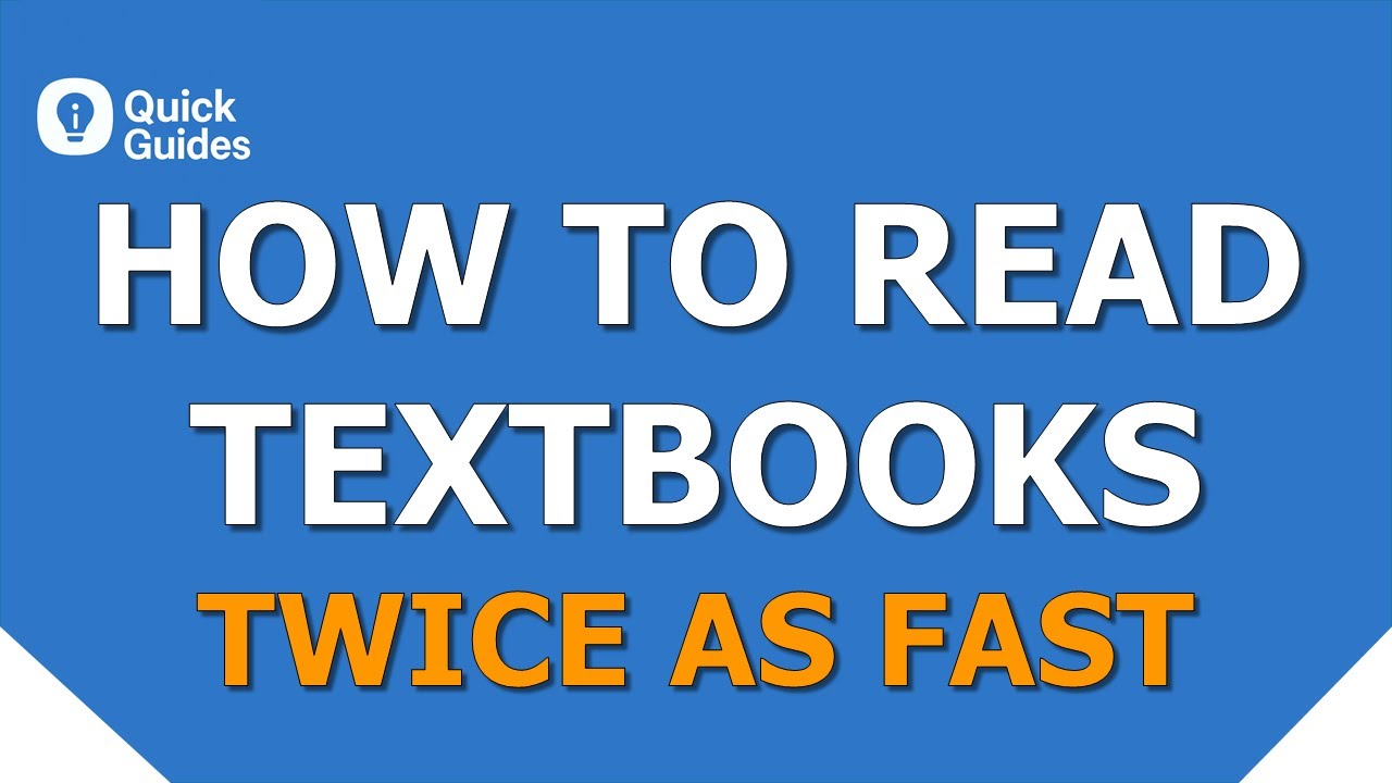 Read Textbooks 2X Faster: Study Hacks Every Student Should Know