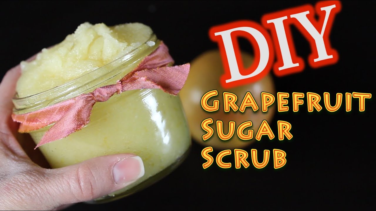 DIY Grapefruit Sugar Scrub