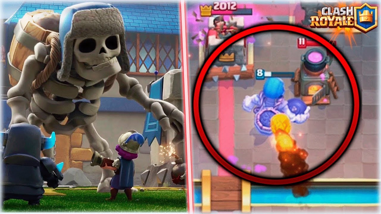 MAZO DE ESQUELETO GIGANTE COMPETITIVO, EL GORDETE REVIENTA en Clash Royale - [WithZack]