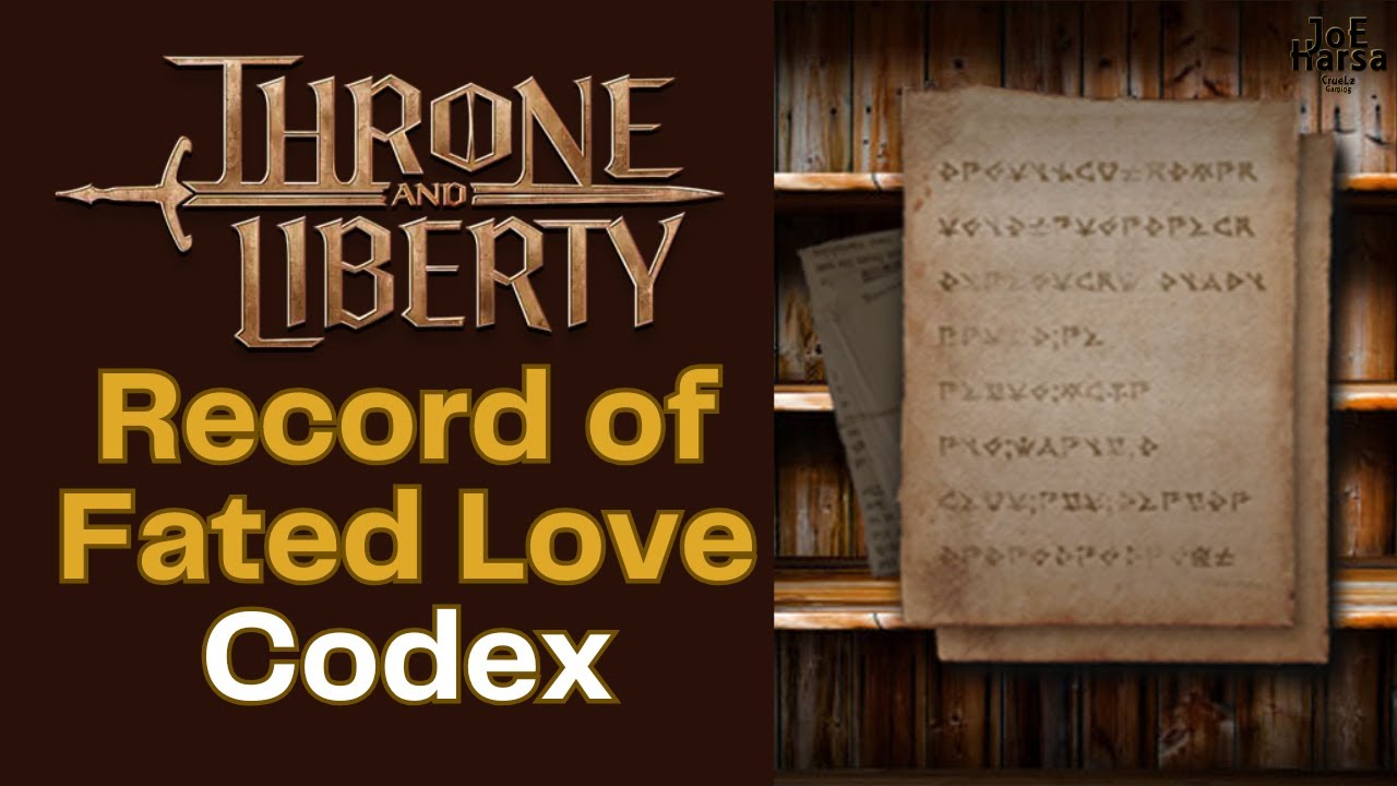 Record of Fated Love Throne and Liberty Codex Collection