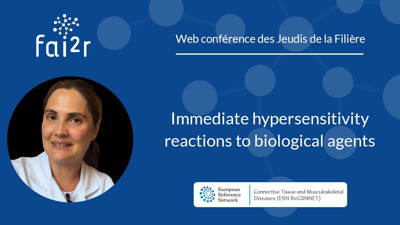 Immediate hypersensitivity reactions to biological agents