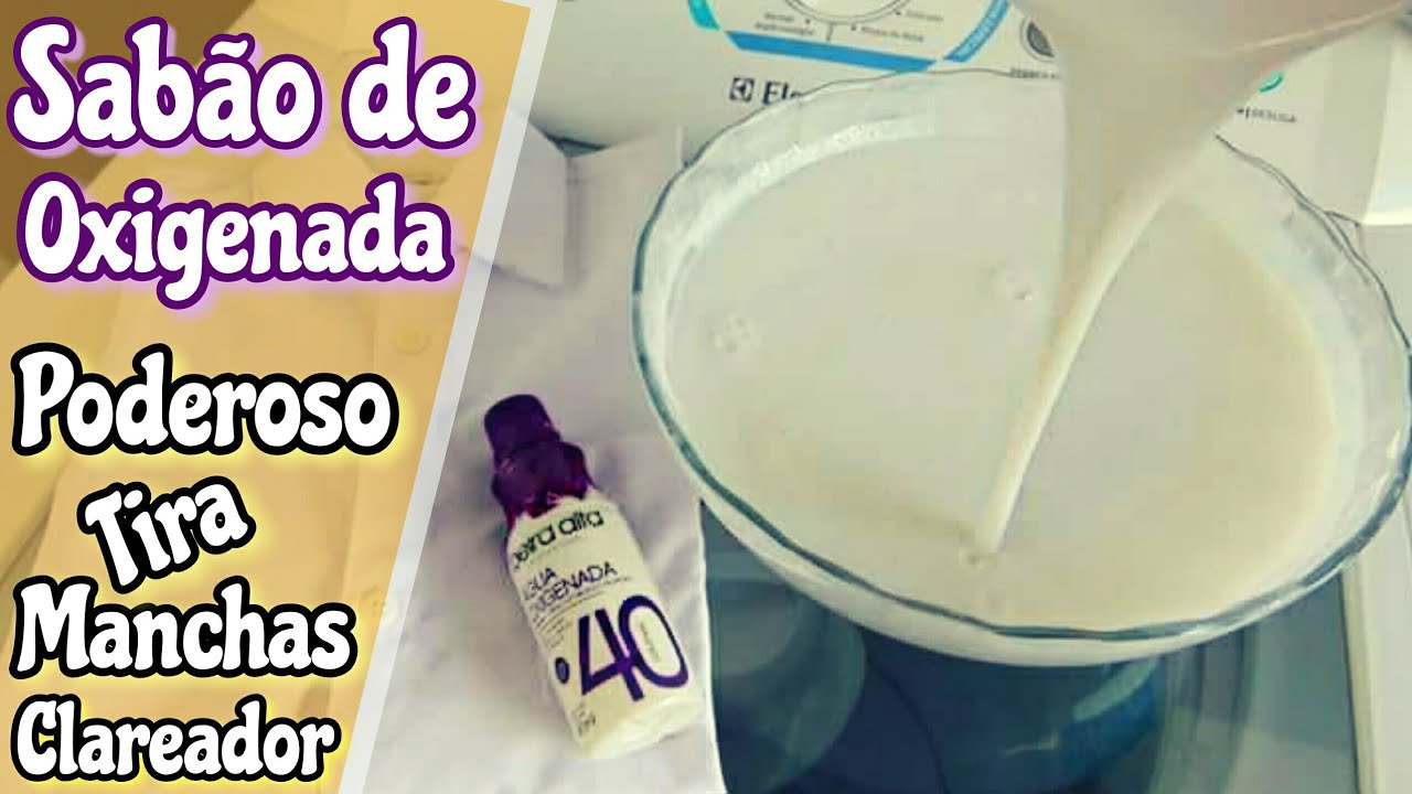 🔥SABÃO de OXIGENADA tipo VANISH / Ele não deixa nada amarelo!