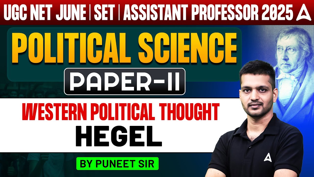UGC NET June 2025 | UGC NET Political Science Western Political Thought | By Puneet Sir