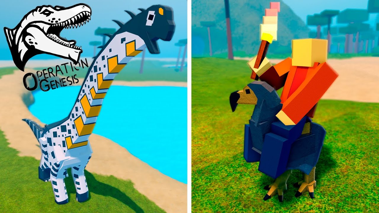 CHEGOU o ALAMOSAURUS + DODO MONTÁVEL no Operation Genesis