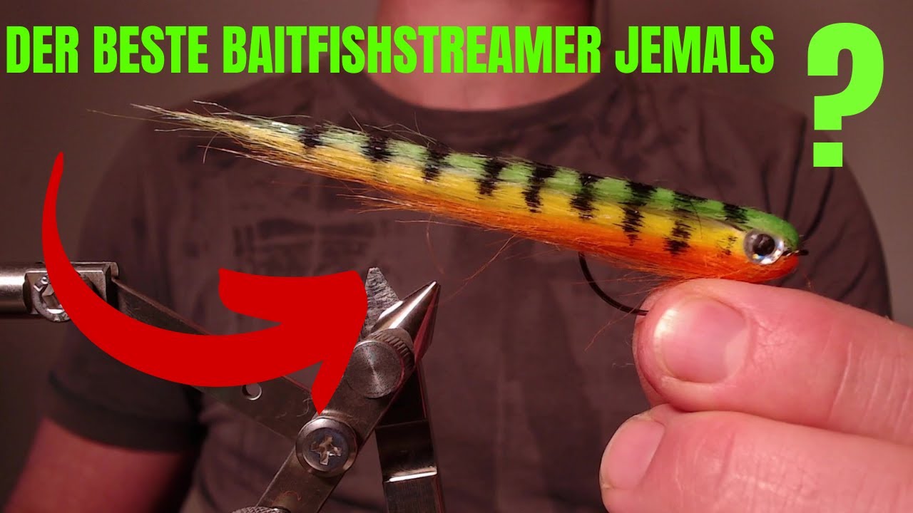 Perfekter Weedless (krautfrei) Baitfish Streamer &ndash; Top-K&ouml;der f&uuml;r Raubfische!
