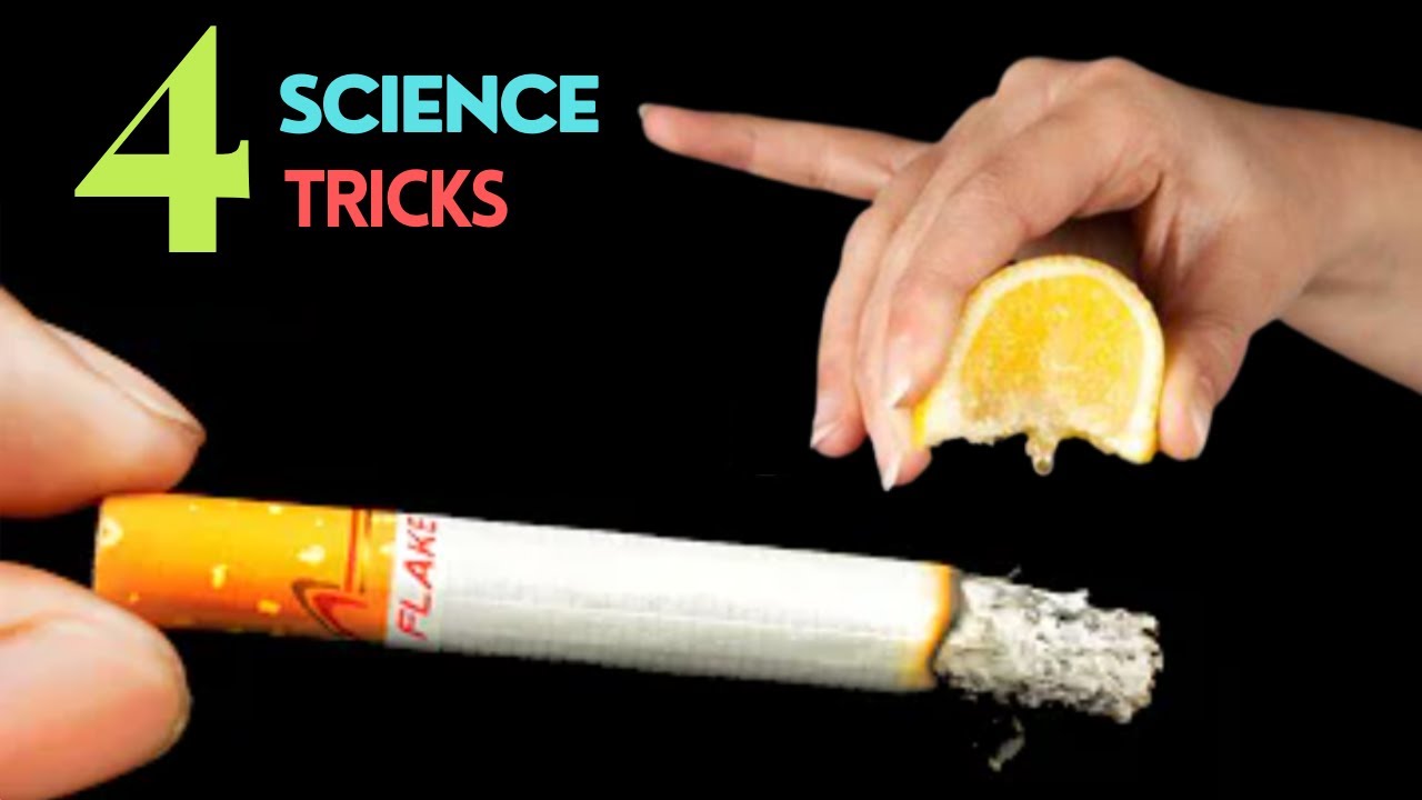 4 Easy Science Experiments To Do At Home !! RD VISION