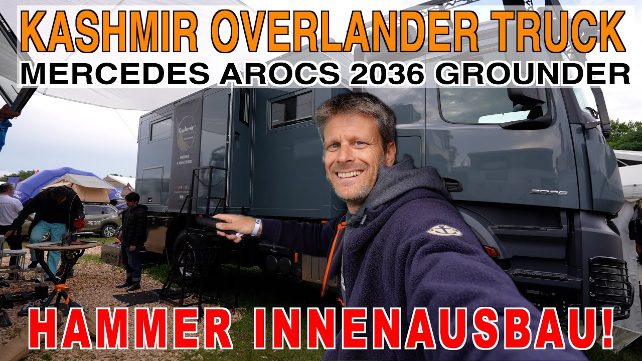 Kashmir Overlander Truck, ROLLENDE 2 ZIMMER WOHNUNG, Mercedes Arocs 2036 GROUNDER
