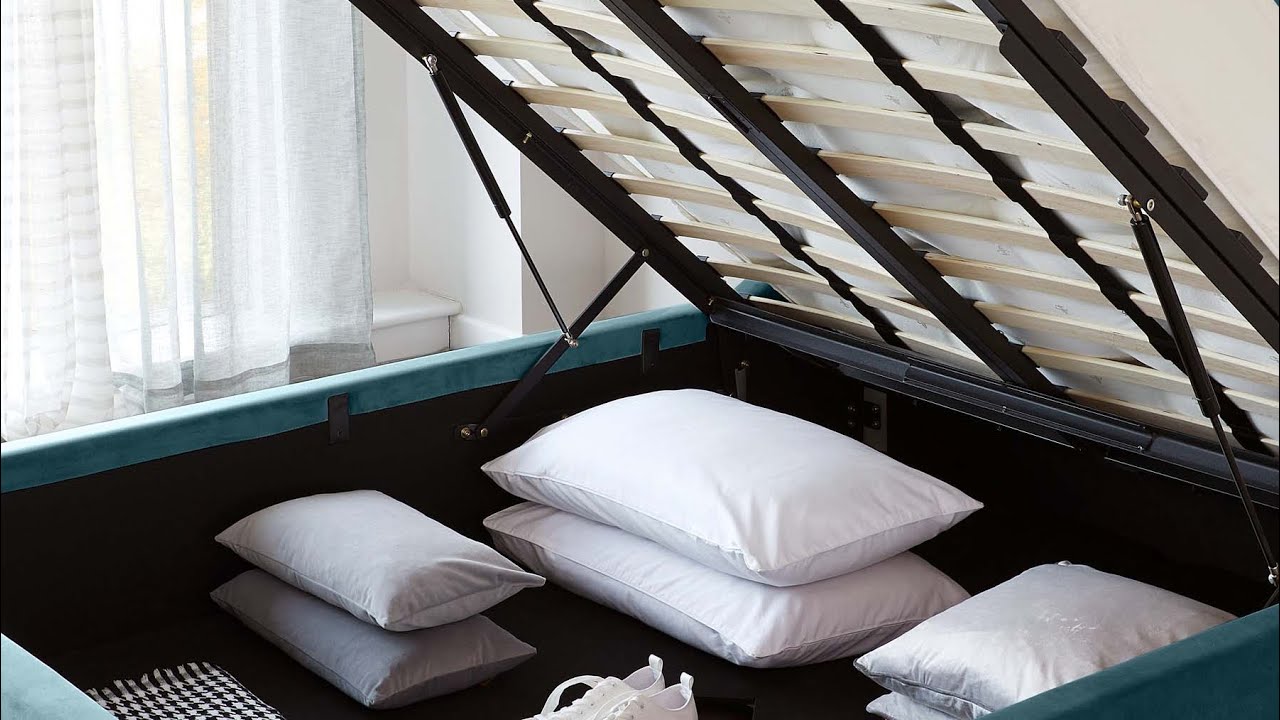 How to Assemble a Slatted Ottoman Storage Bed. (STEP BY STEP)