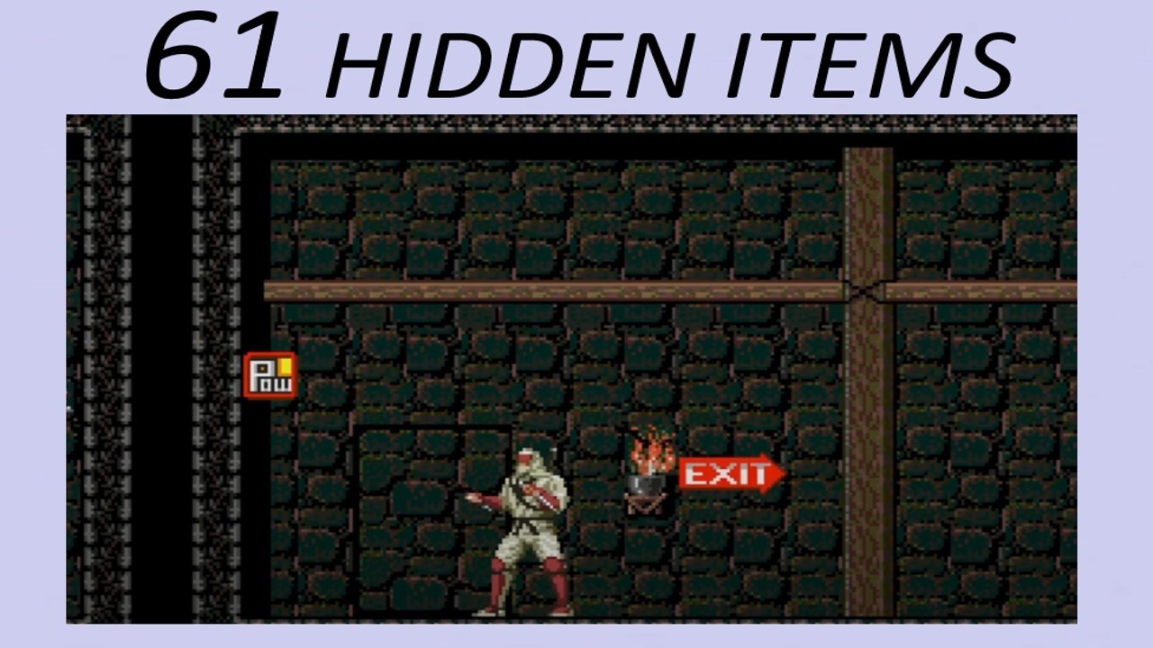 61 HIDDEN ITEMS in The Revenge of Shinobi | PS4