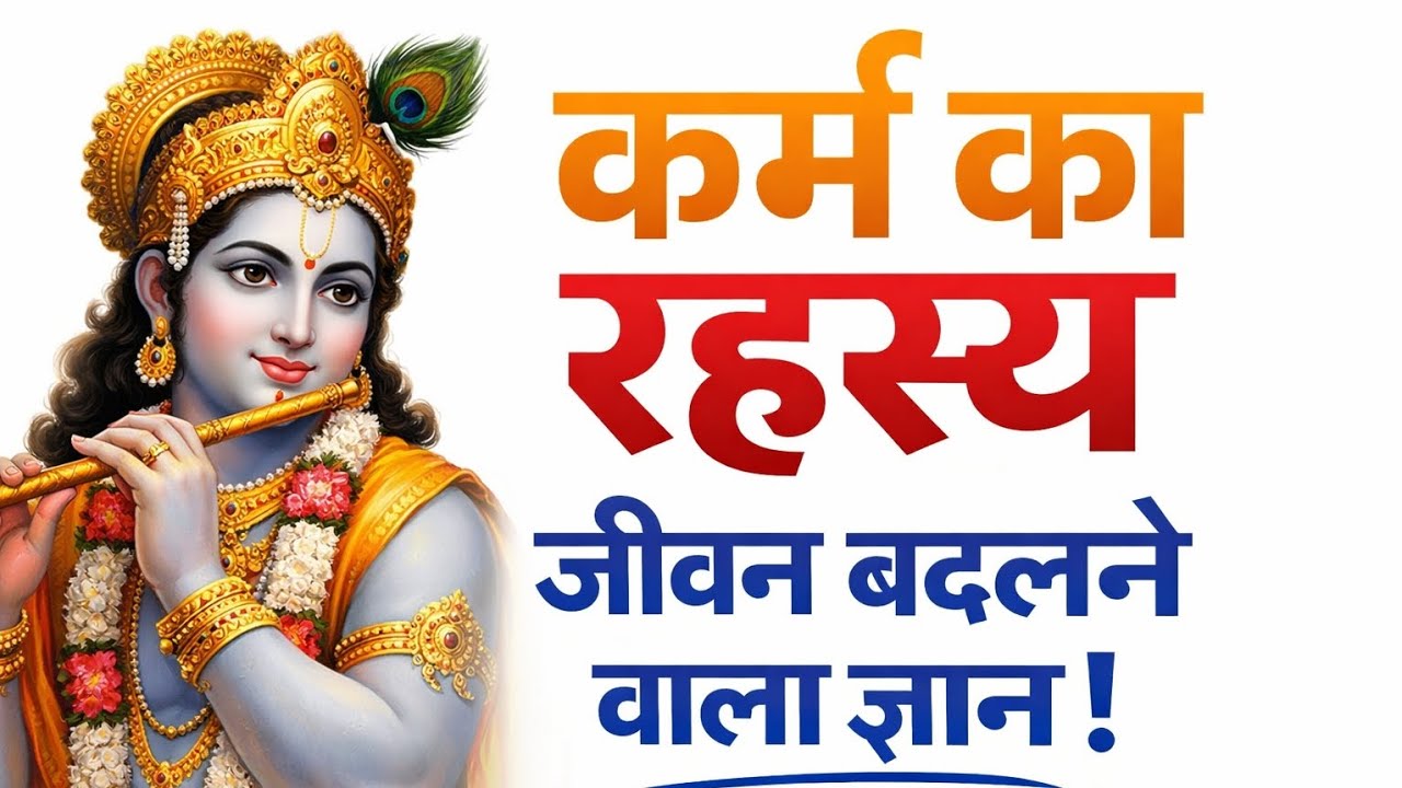 आज समझो कर्म… कल बदल जाएगा जीवन। /श्री कृष्णा मधव वाणी /