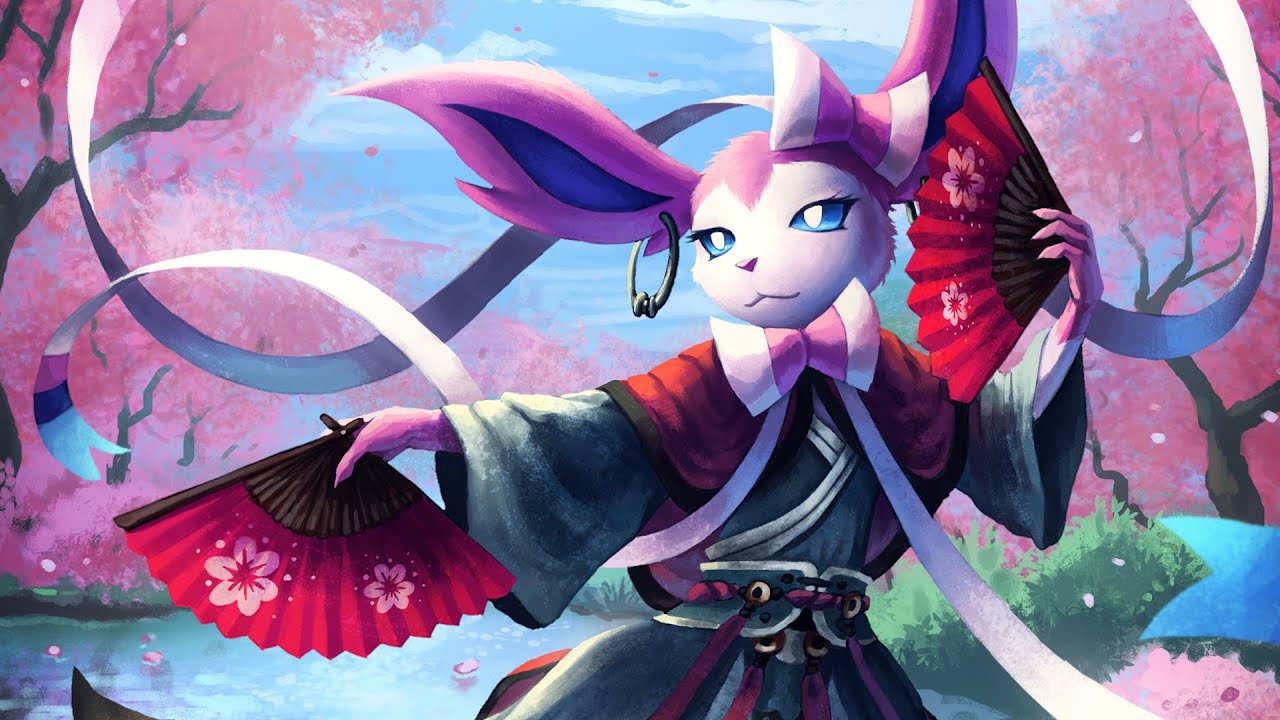 Warrior Sylveon (Eeveelution Warriors) [Speedpaint] 7 Year Anniversary