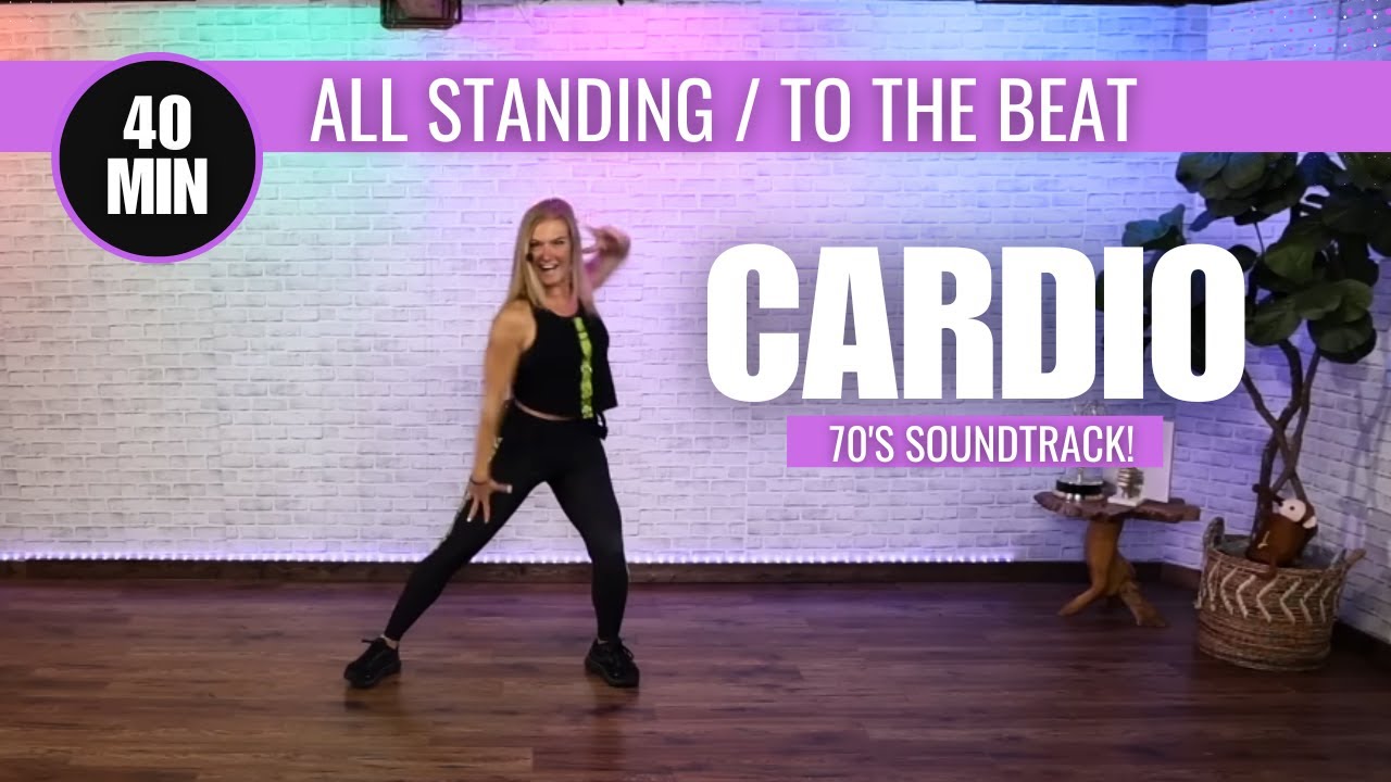 40-Min Fat Burning Cardio to the Beat | 70s Music Workout | Low Impact