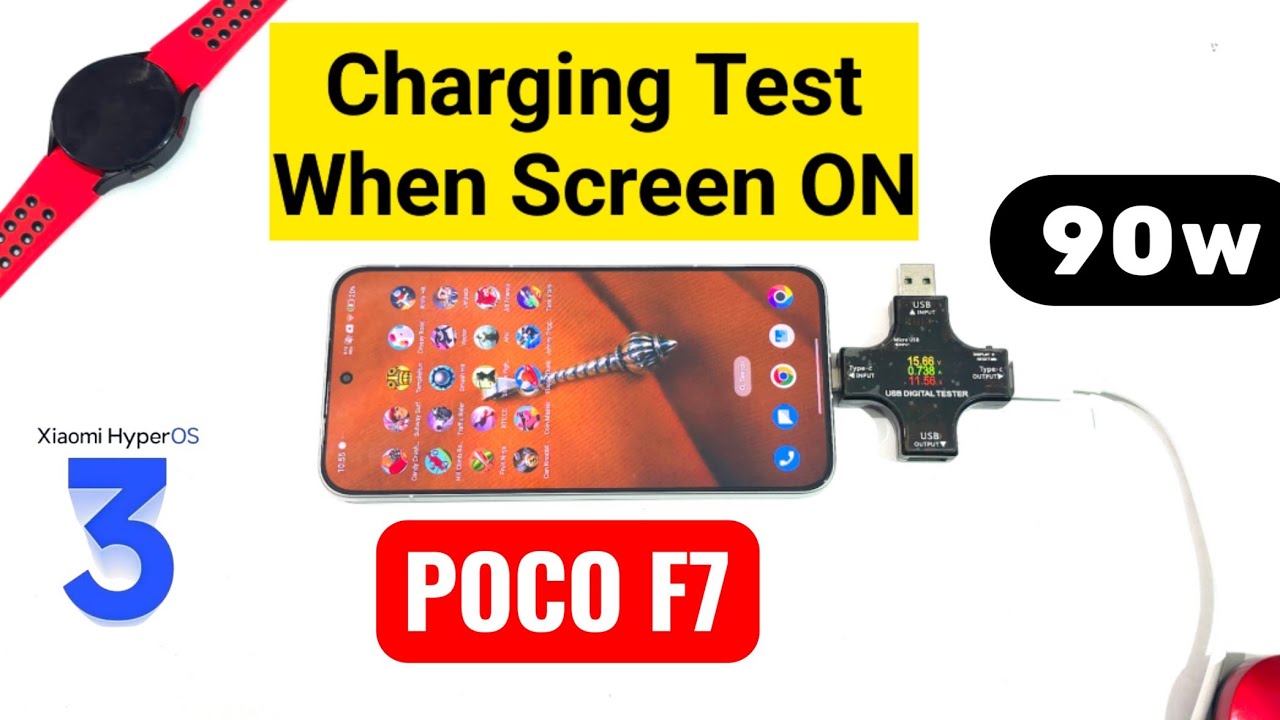 POCO F7 Charging Screen On Test Results 🚀🚀🔥🔥🔥 