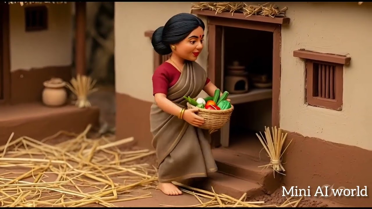 Miniature Doll Dahi Vada Cooking ASMR | Indian Village Tiny Kitchen Sweet