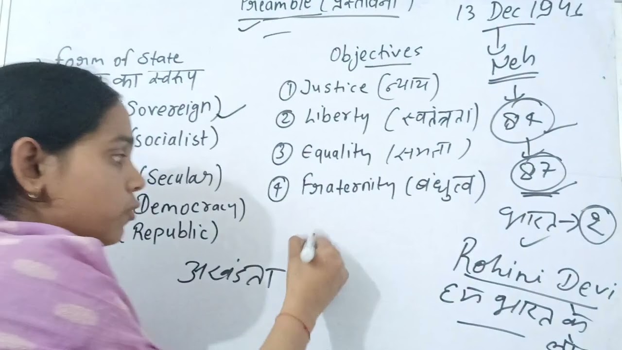 Preamble of Indian Constitution🇮🇳 Explained in Simple Hindi #CompetitiveExams#Constitution #polity 