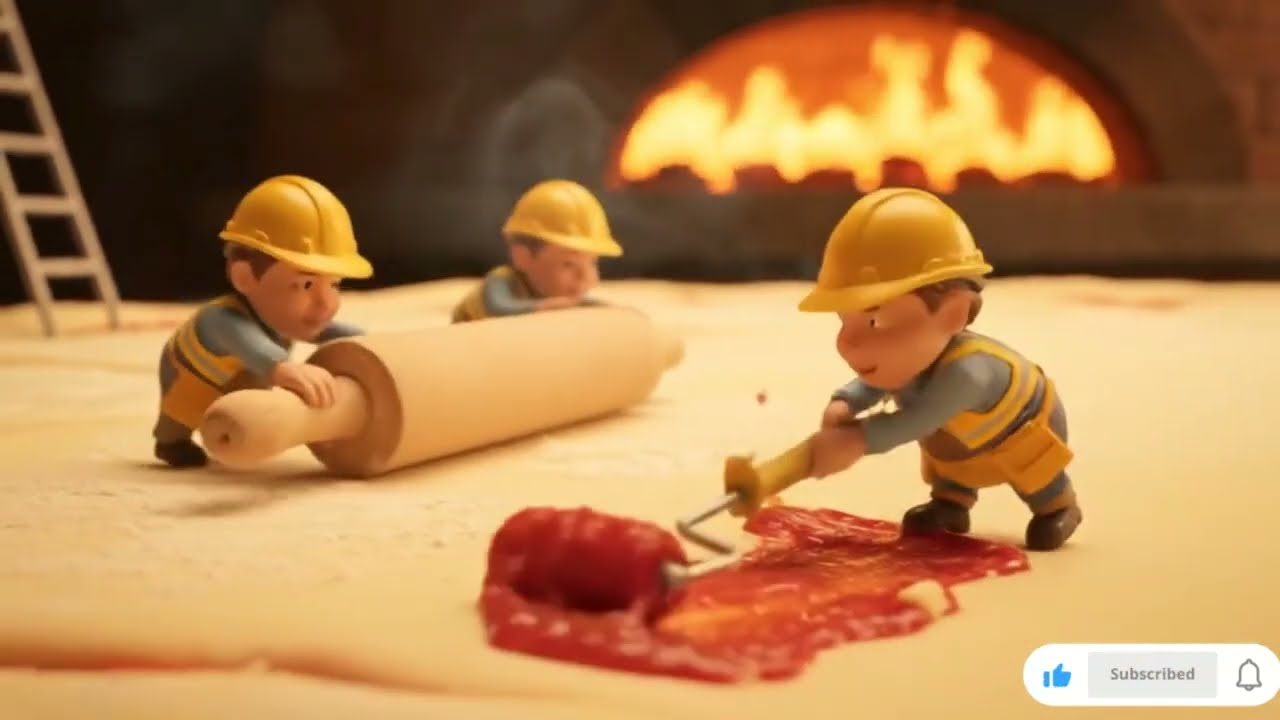Tiny Lilliputs Make a Giant Pizza | AI Story