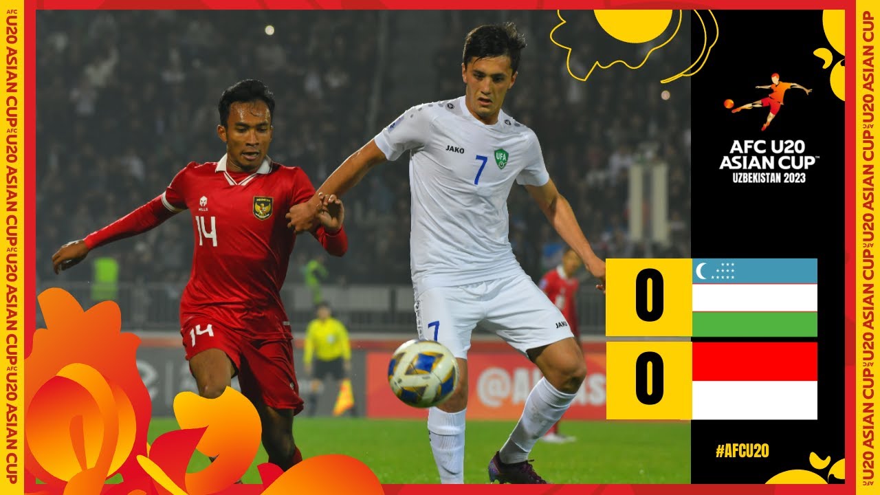 #AFCU20 - Group B | Uzbekistan 0 - 0 Indonesia