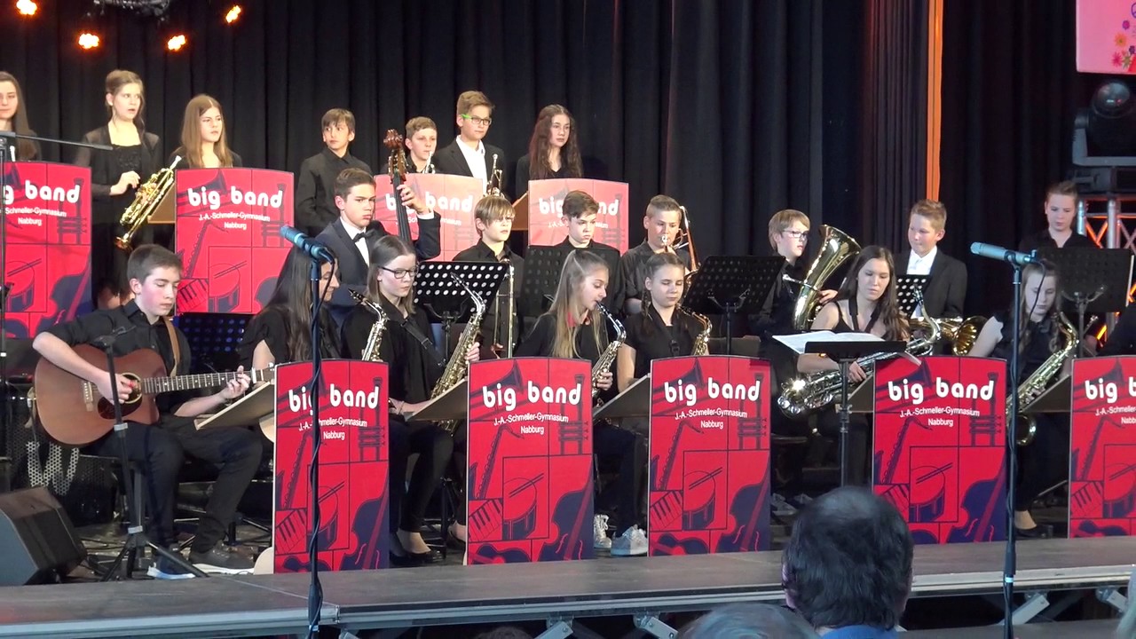 Jazzkonzert 2017 Schmeller Gymnasium Nabburg Junior Bigband 