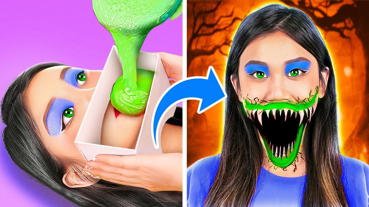 SFX Makeup Ideas For Halloween || Halloween Make up Transformation And Beauty Hacks For Girls 👠🎃👻