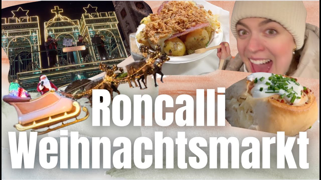 Historischer Weihnachtsmarkt Roncalli auf dem Hamburger Rathausmarkt - VLOG