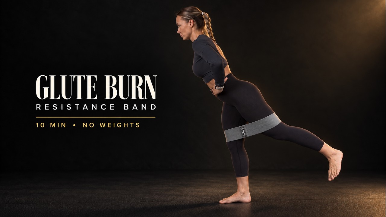 Instant Glute Burn – 10 Minute Band Workout