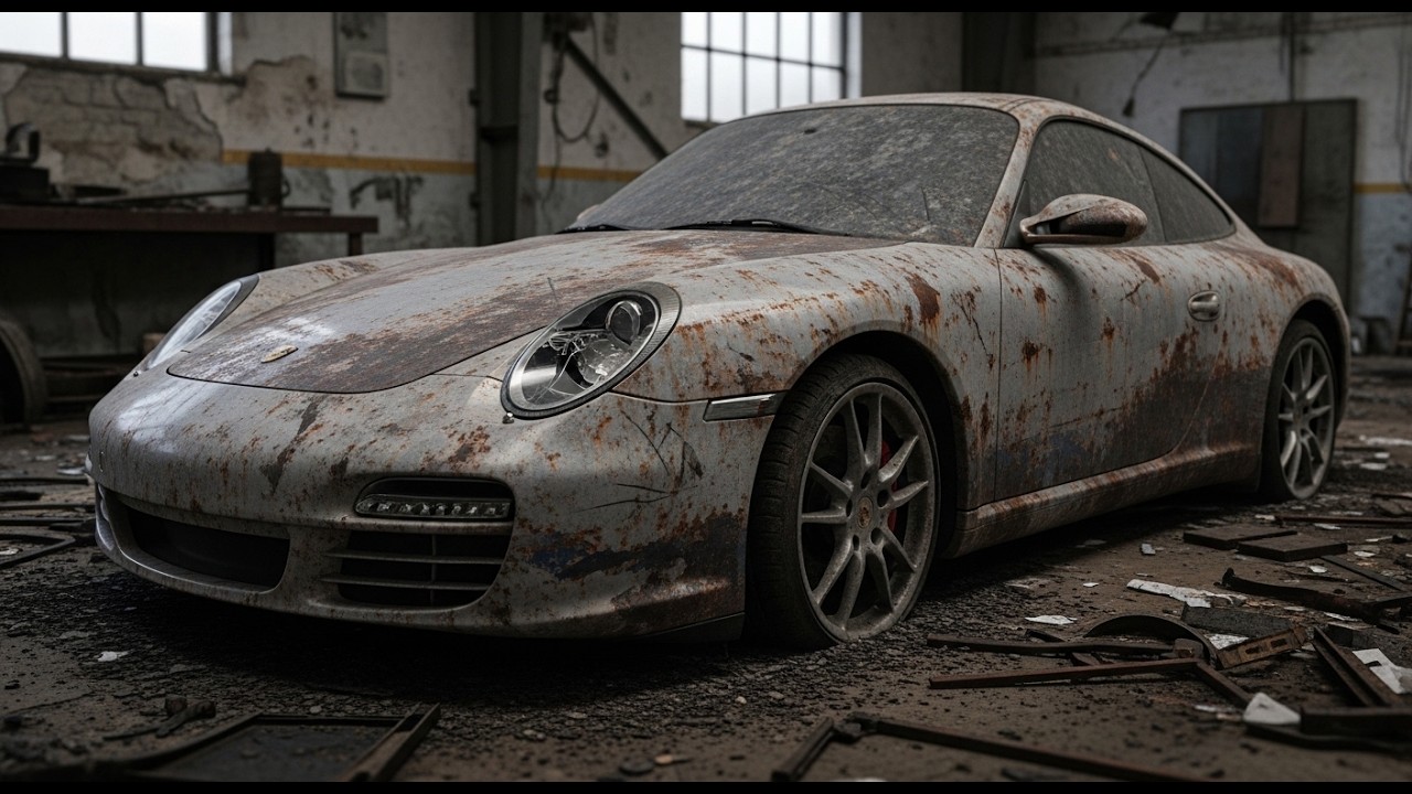 ASMR Car Restoration! Full Restoration 2005 Porsche 911 from Total Disrepair to Looking New