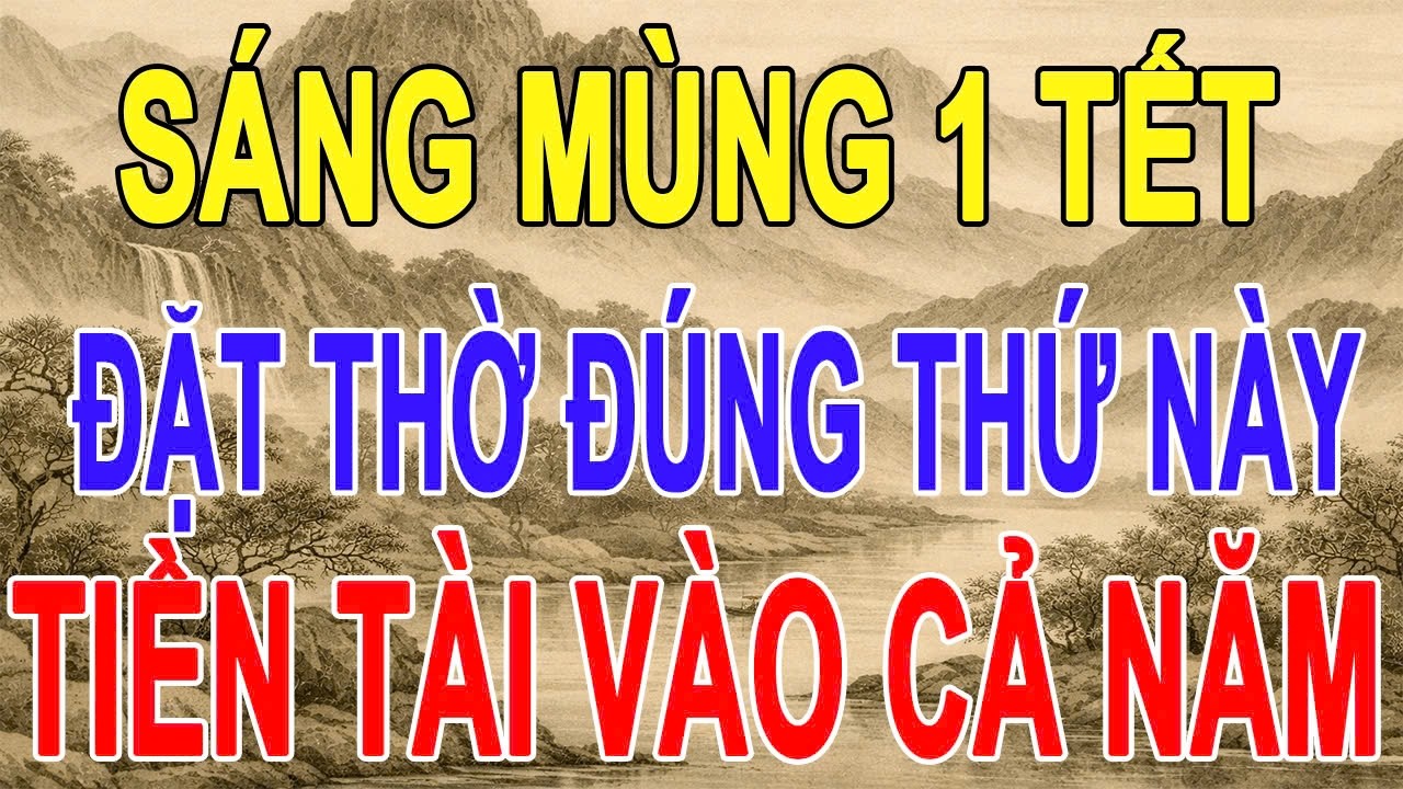Sáng Mùng 1 Tết: Đặt Sai 1 Thứ Này Tiền Vào Rồi Lại Ra Cả Năm (Phong Thủy Cổ Truyền)